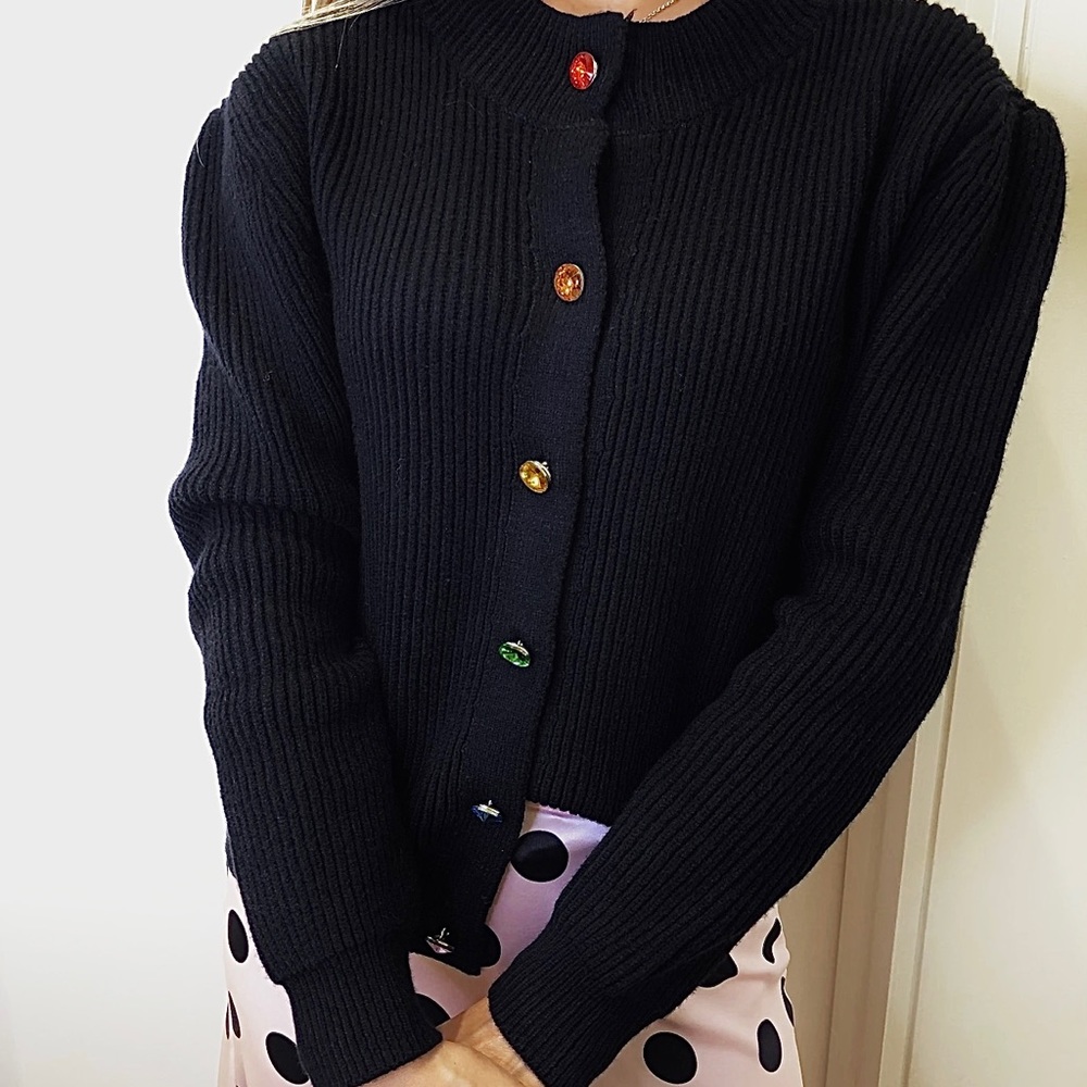 Olivia Rubin Dee Black Cardigan